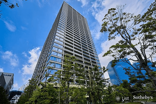 日本东京高层公寓可眺望东京湾，东京塔