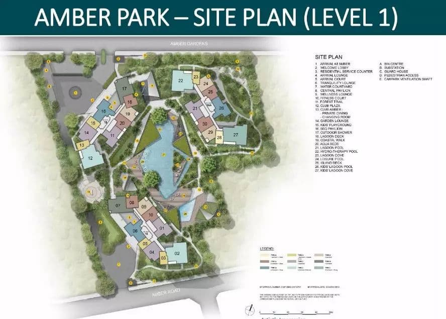 新加坡D15邮区富人区临铁高档海景公寓 Amber Park安珀园