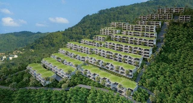 泰国普吉 芭东湾海景公寓 1居1卫 45.5平米
