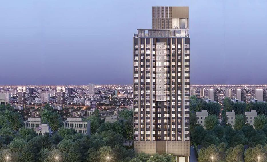曼谷轻轨旁高层低密度公寓|Life Sukhumvit 62