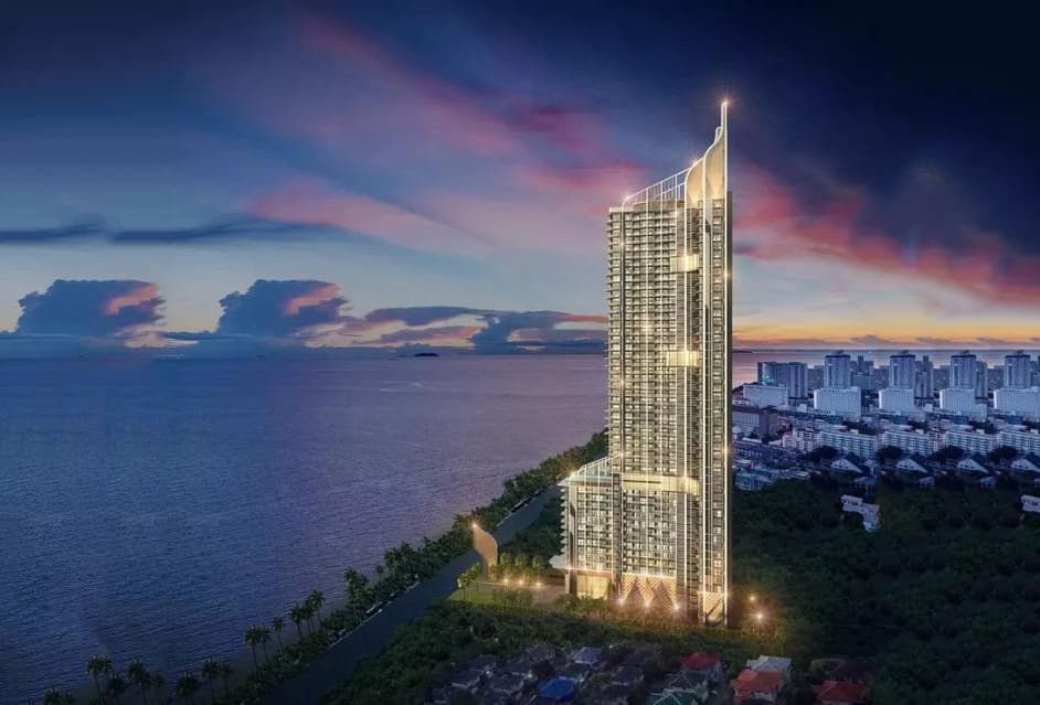 一线海景！芭提雅中天海滩高层海景豪华公寓丨芭提雅Dusit Tower