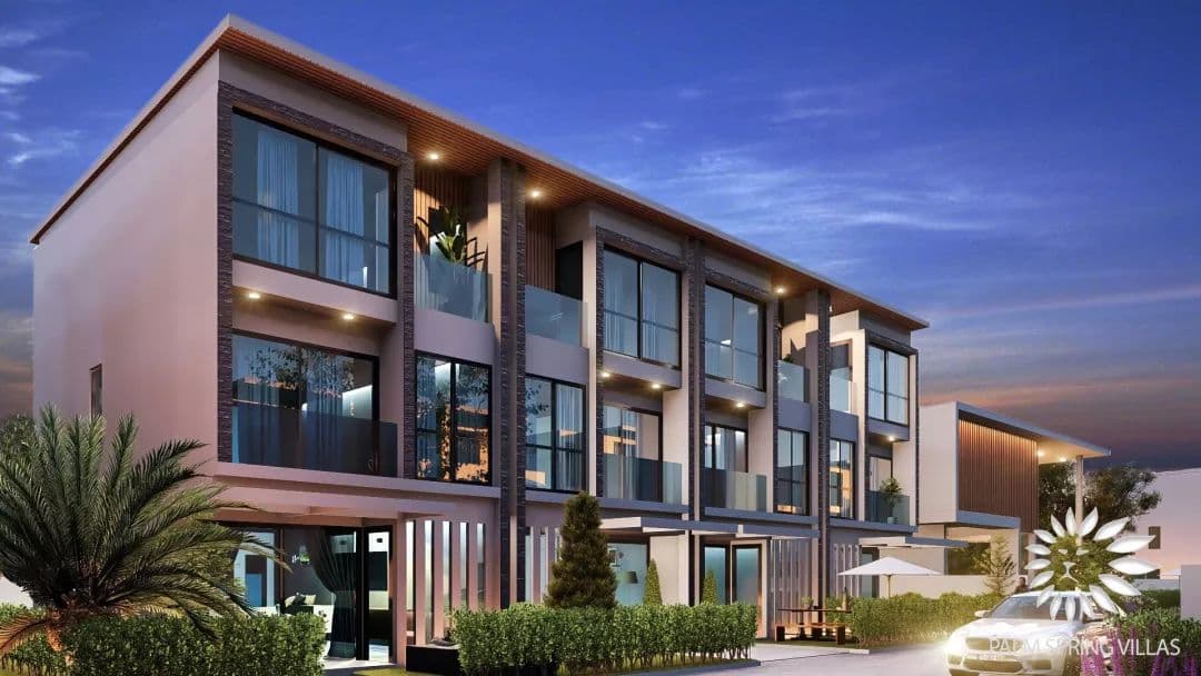芭提雅市中心最高端精品时尚别墅 | Palm Spring Villas IV芭提雅棕榈泉别墅四期