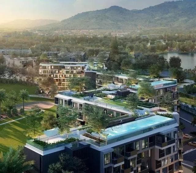 泰国普吉公寓 Skypark 海天苑 1居1卫 25.1平米