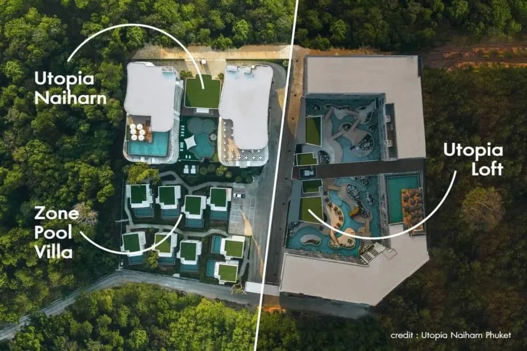 泰国普吉岛 Utopia Loft 酒店公寓 1室1厅1卫 41.8平米