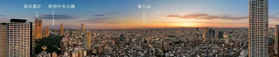 仅一套 | 日本东京核心新宿区高级塔楼 PARK TOWER 西新宿
