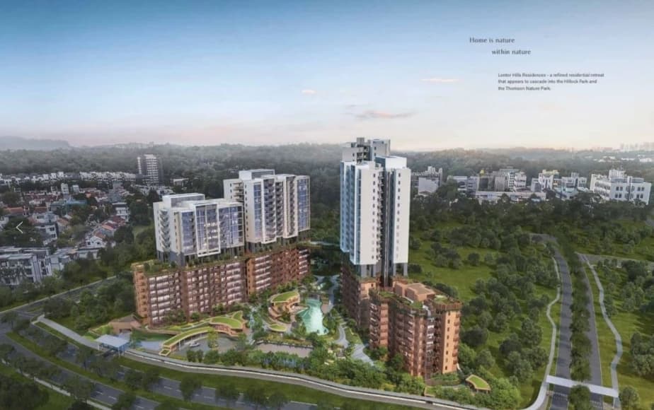 新加坡 | 东北区伦多地铁站旁私宅公寓 Lentor hills Residences