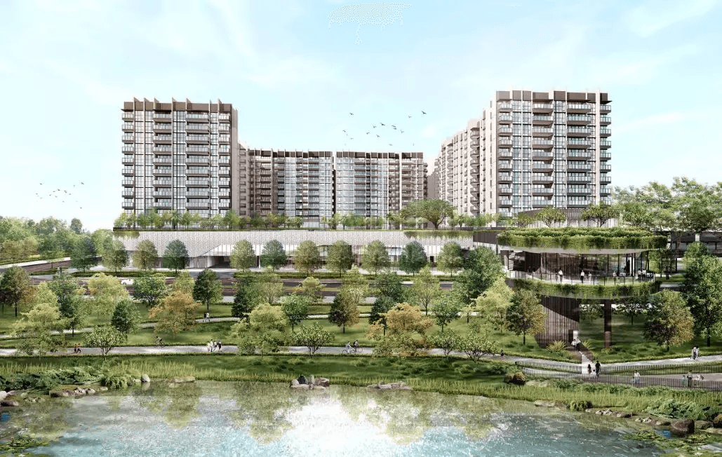 新加坡第D13邮区临铁综合项目 The Woodleigh Residences 桦丽室