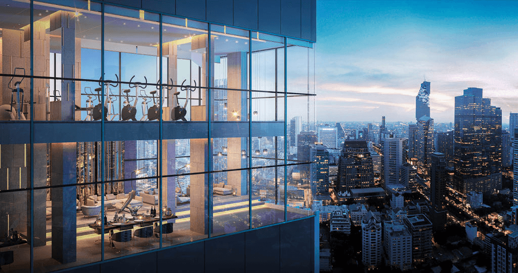 泰国曼谷CBD公寓 KnightsBridge Prime Sathorn 23层 1居  24平米