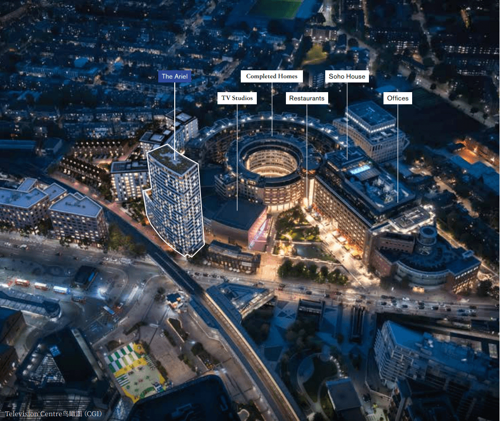 英国房产 | 伦敦西区白城区最显赫地区的黄金地段 The Ariel 住宅公寓