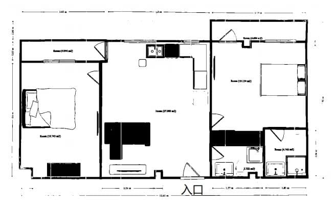 西班牙 | 马德里金融区高档公寓2房2卫 89m²