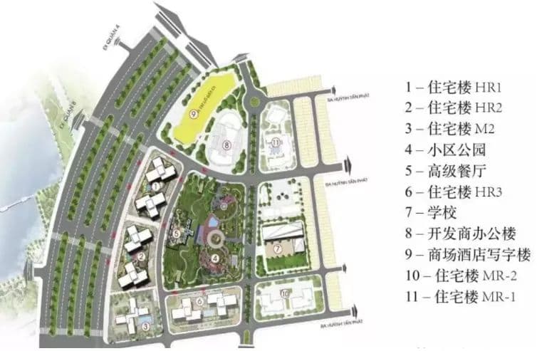 越南胡志明市七区高端公园式复合型住宅|Eco Green Saigo