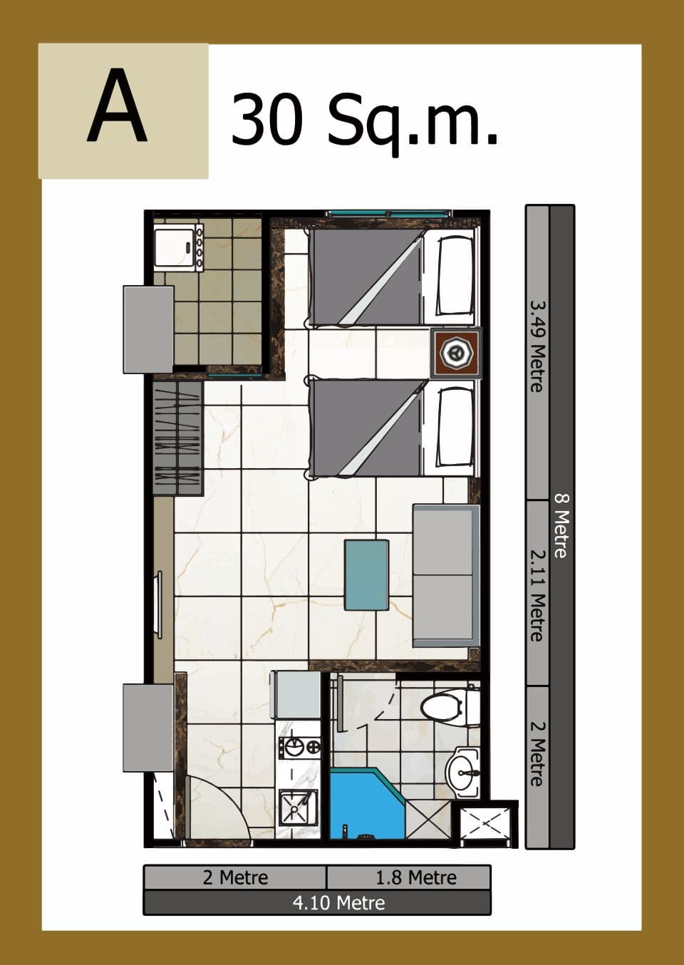 包租3年!芭提雅经济特区公寓丨CC观海城 CC Condominium 3