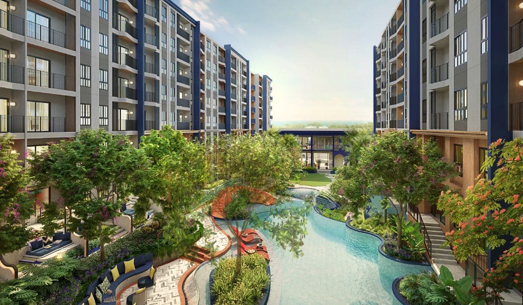 泰国 | 华欣新盘！海边度假公寓 Cabanas Hua Hin 距离海边300米