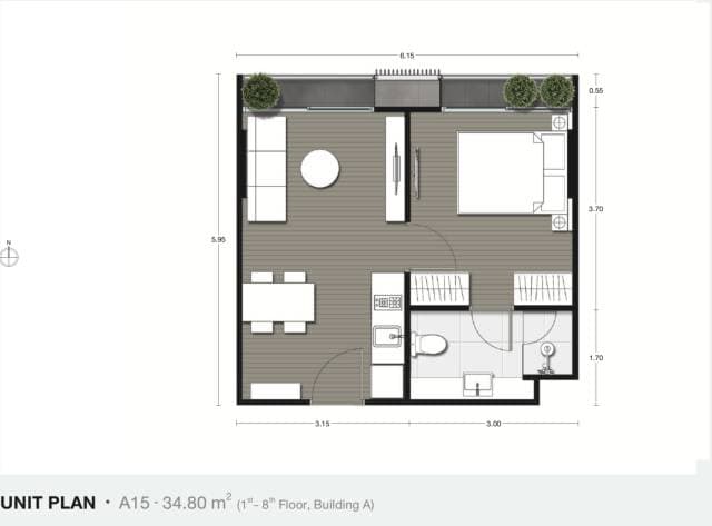 曼谷EKKAMAI北欧简约风公寓|Noble Ambience Sukhumvit 42