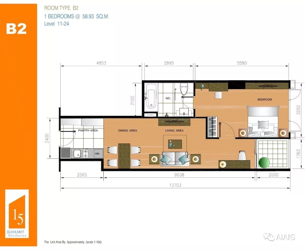 曼谷最中心超高性价比| Sukhumvit 15 Residence