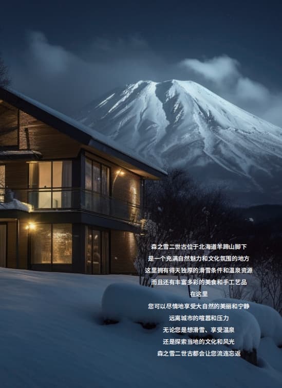 日本北海道二世谷 | 羊蹄山·森の雪独栋别墅