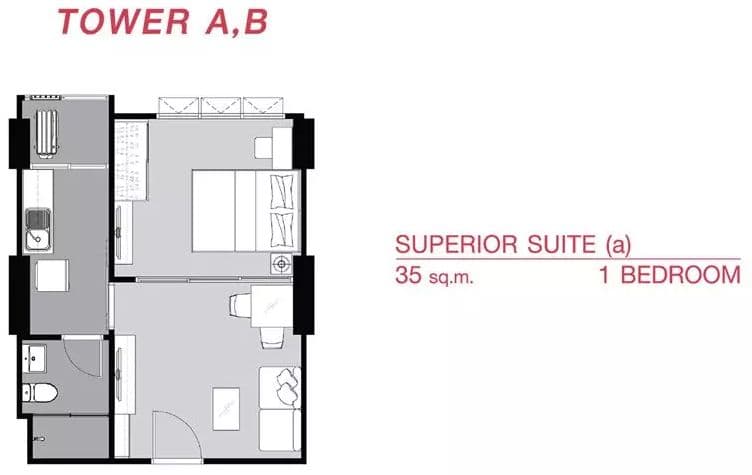 曼谷蓝康恒临铁学区公寓 | Supalai Veranda Ramkhamhaeng