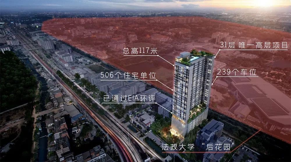 临大学城！高出租率！曼谷高端学生公寓COMMON TU 睿府·法政学墅