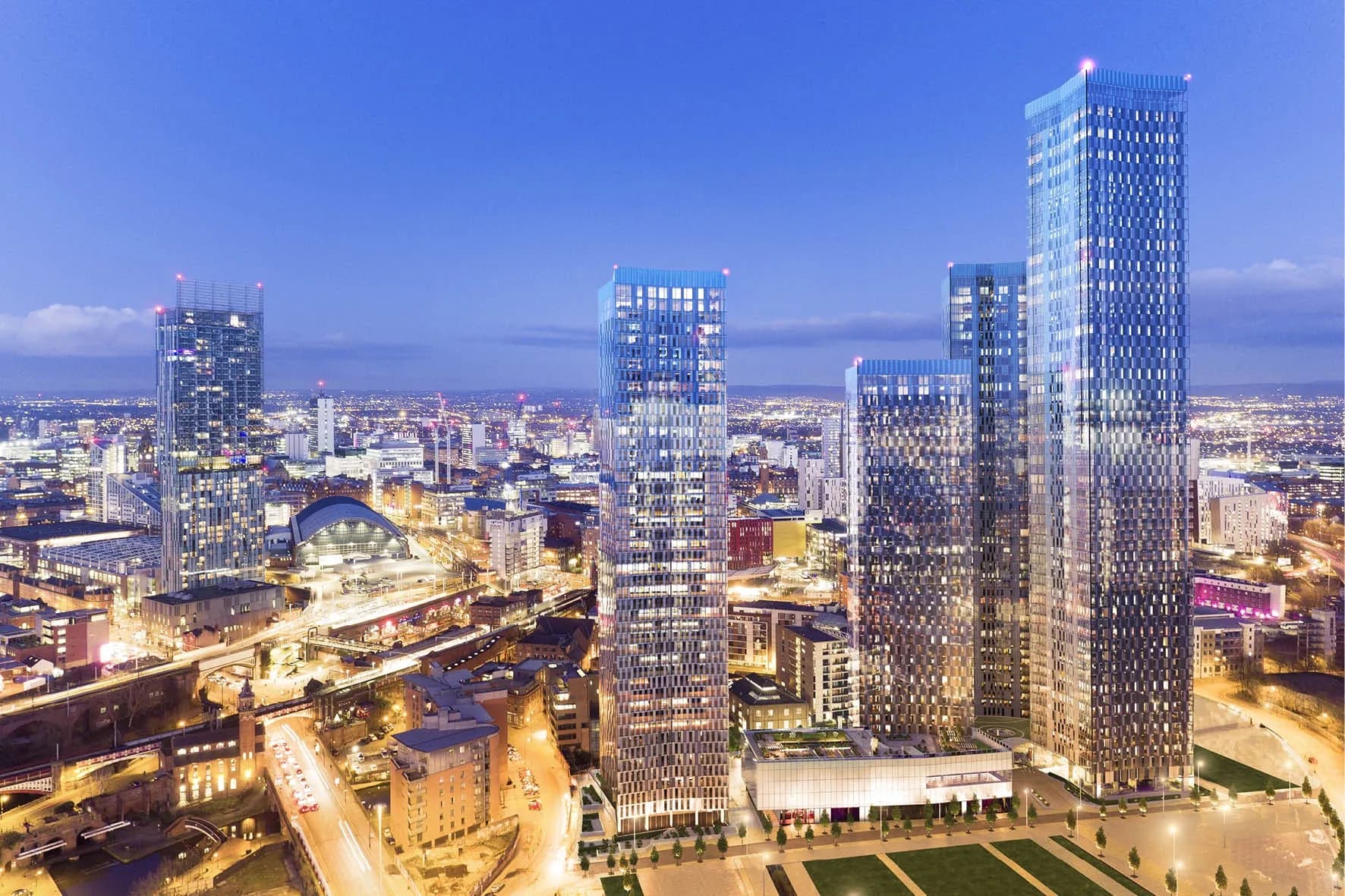 曼彻斯特·丁斯盖特广场 Deansgate Square