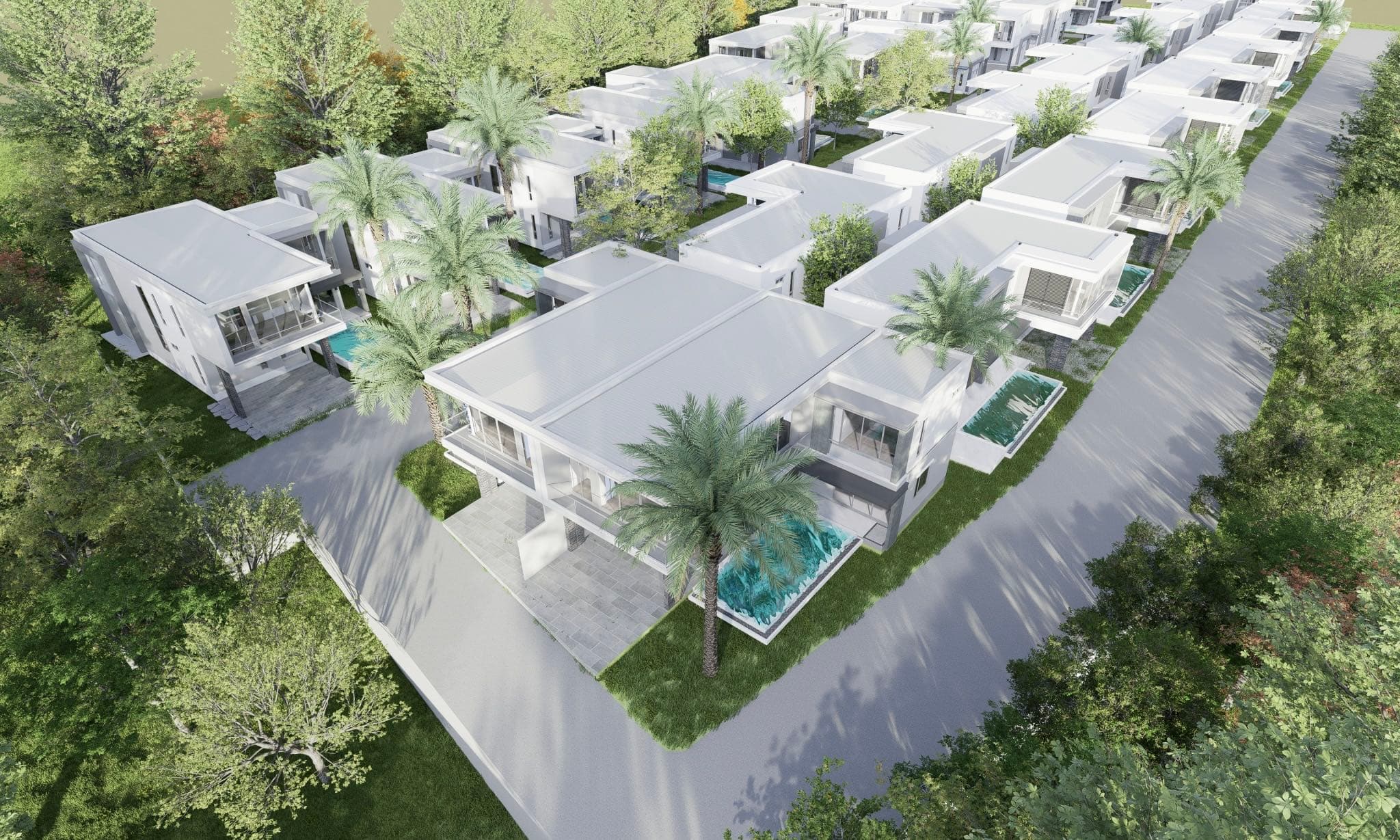 芭提雅·Luxury Vista Villa Pattaya市中心现代泳池度假别墅