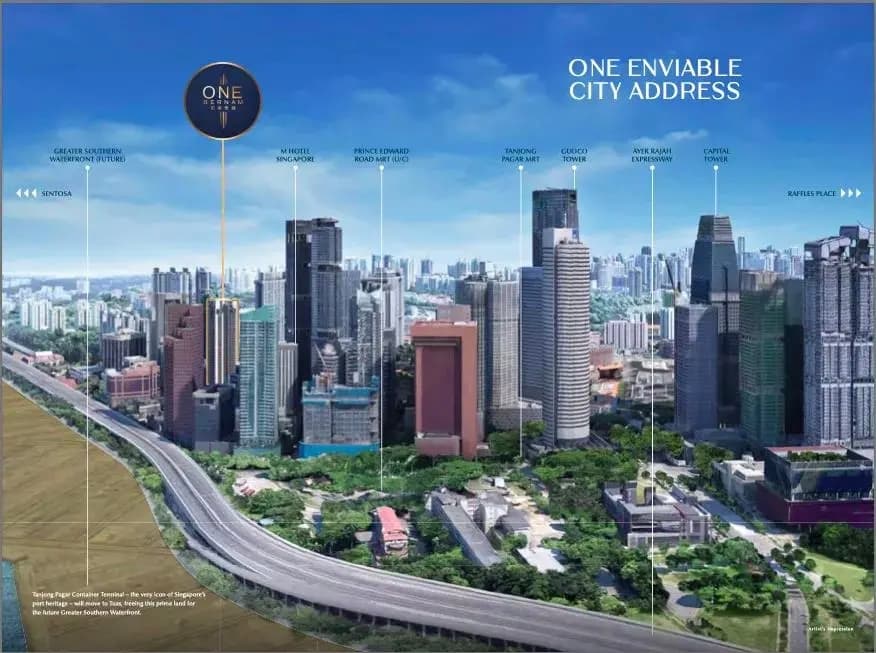 新加坡核心中央区豪华公寓丨One Bernam 柏南华庭