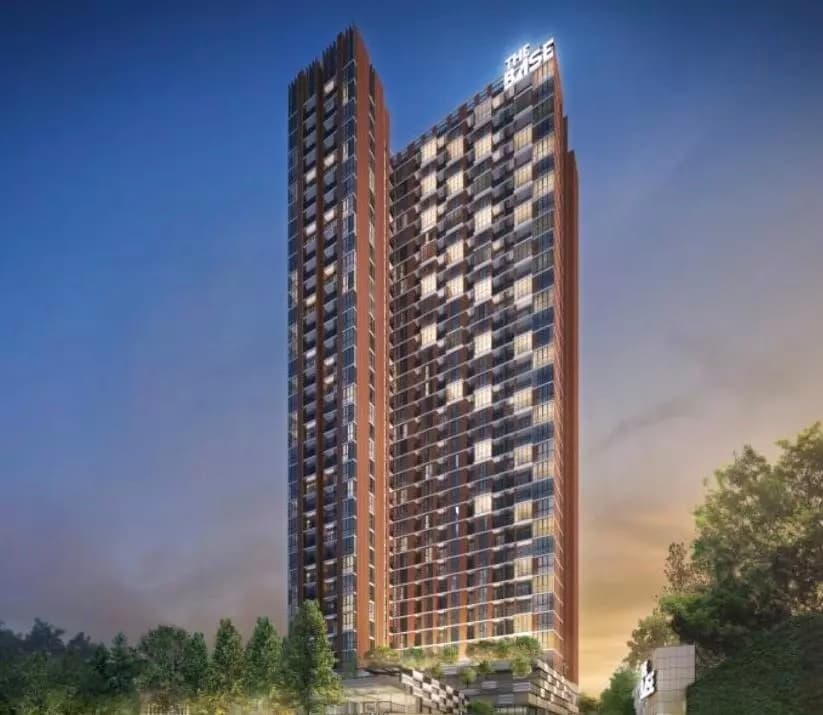 泰国曼谷Rama9新CBD公寓 The Base Garden Rama 9 28层 1居 32.5平米