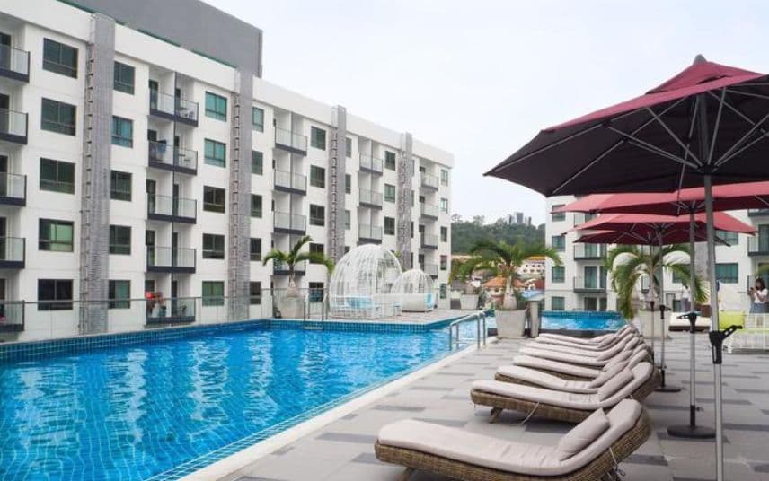 泰国芭提雅现房公寓 Arcadia Beach Resort 7层 1居 25平米