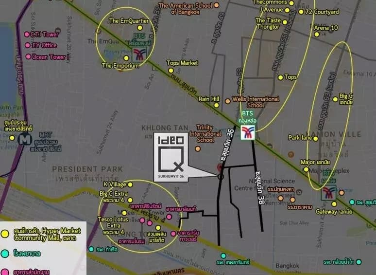 泰国曼谷公寓 Ideo Q Sukhumvit 33 12层 2居 65平米