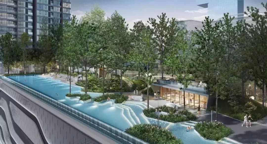 泰国曼谷Rama9新CBD地铁旁公寓 One 9 Five Asoke-Rama9 40层 1居 25.5平米