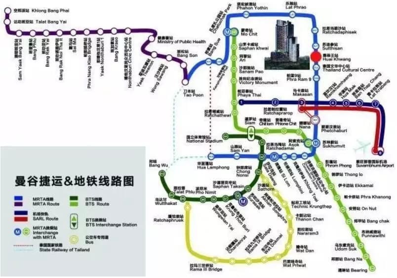 泰国曼谷公寓 XT Huaikhwang 11层 1居 34平米