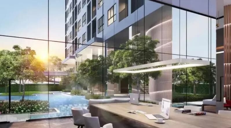 泰国曼谷公寓 Ideo New Rama9 23层1居 26+11平米