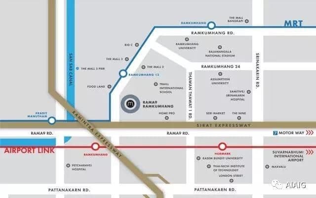 泰国曼谷公寓 Metris Rama9 12层 1居 29平米