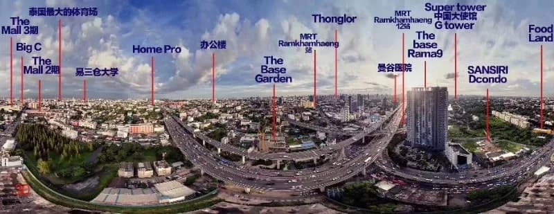 泰国曼谷公寓 Metris Rama9 12层 1居 29平米