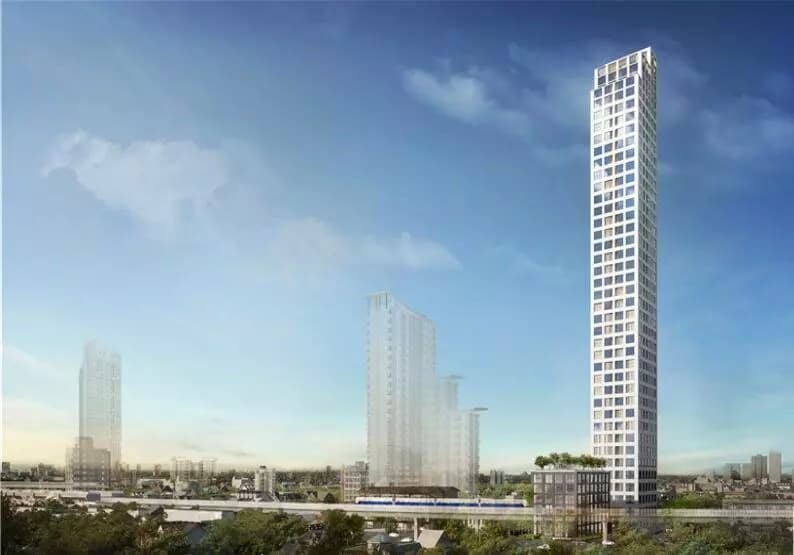 泰国曼谷全复式国际公寓 Siamese Sukhumvit 48 12层 复式 55.93平米