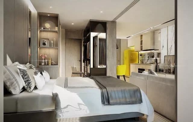 泰国曼谷公寓 The Excel Hideaway Huaykwan-Ratchada 辉煌中央溪谷 1居1卫 28平米