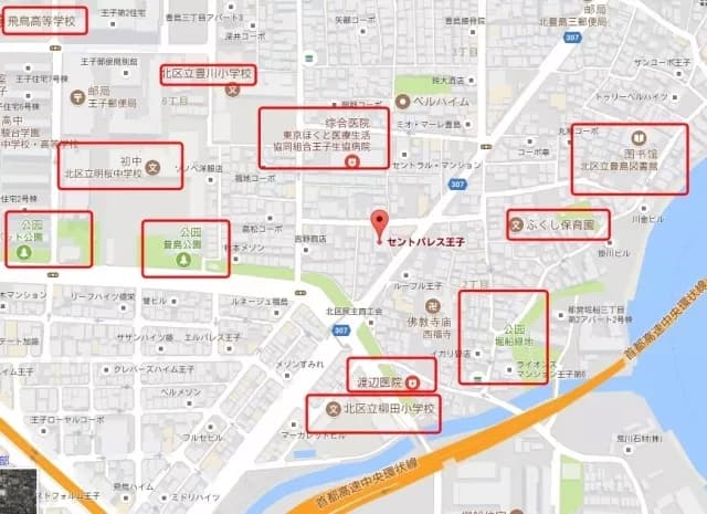 日本东京公寓 セントパレス王子 6层 1居 24.15平米