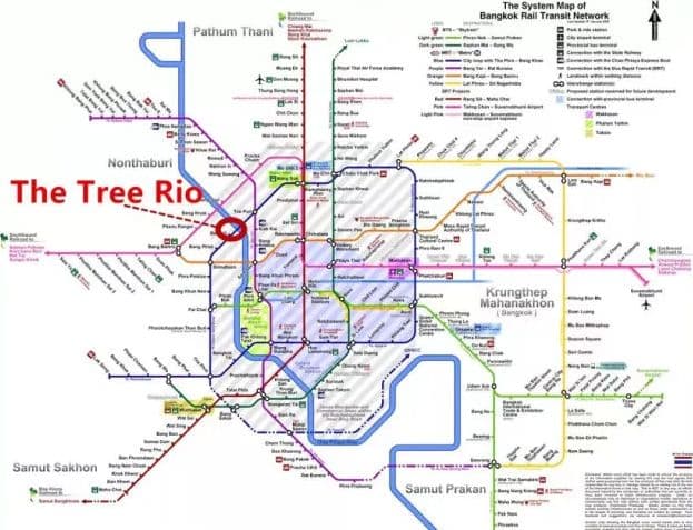 泰国曼谷公寓 The Tree Rio 1居1卫 28.33平米