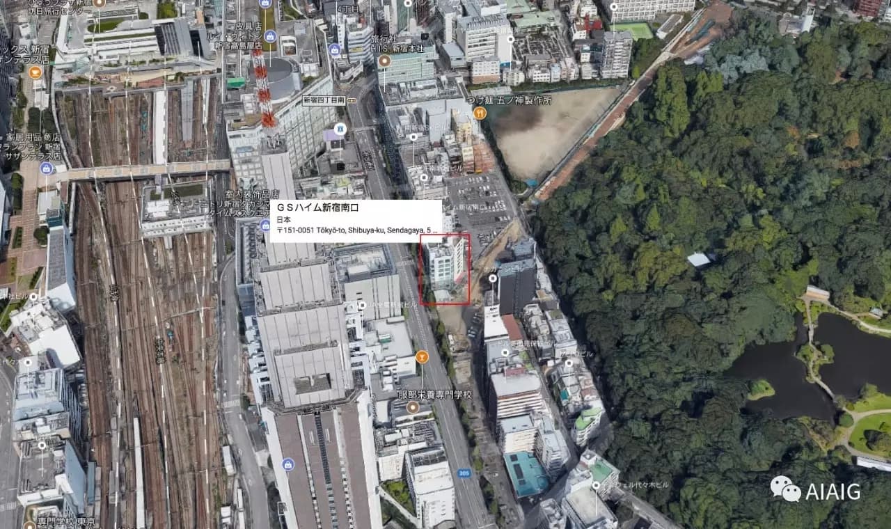 日本新宿御苑旁公寓 GSハイム新宿南口 7层 14.45平米