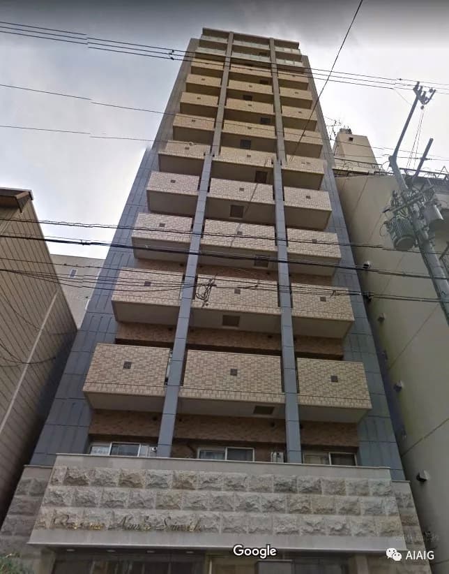 日本大阪核心区地铁旁公寓 プレサンス難波幸町 13层 1居 21.45平米