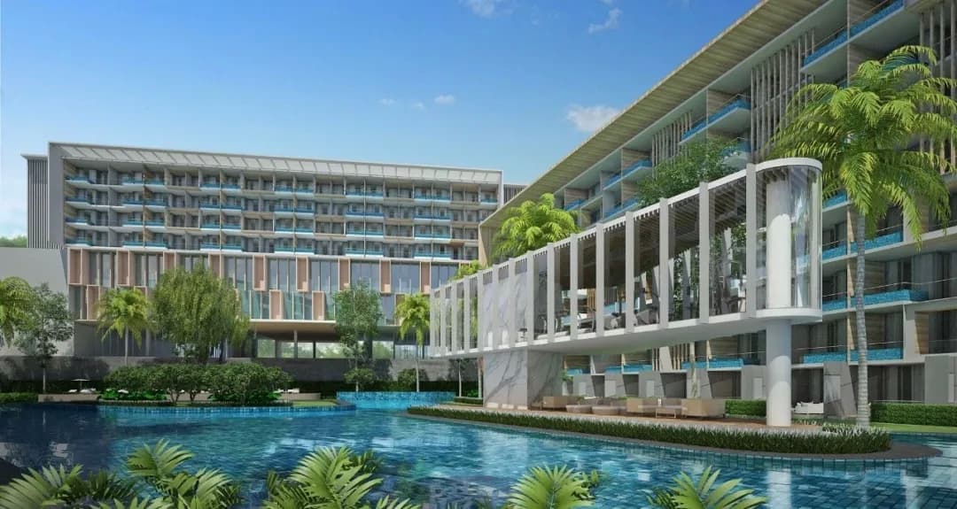 泰国普吉公寓 Paradise Beach Residence 天堂海滩 1居1卫 45平米