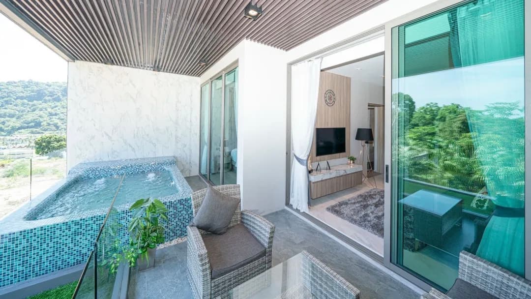 泰国普吉公寓 Paradise Beach Residence 天堂海滩 1居1卫 45平米