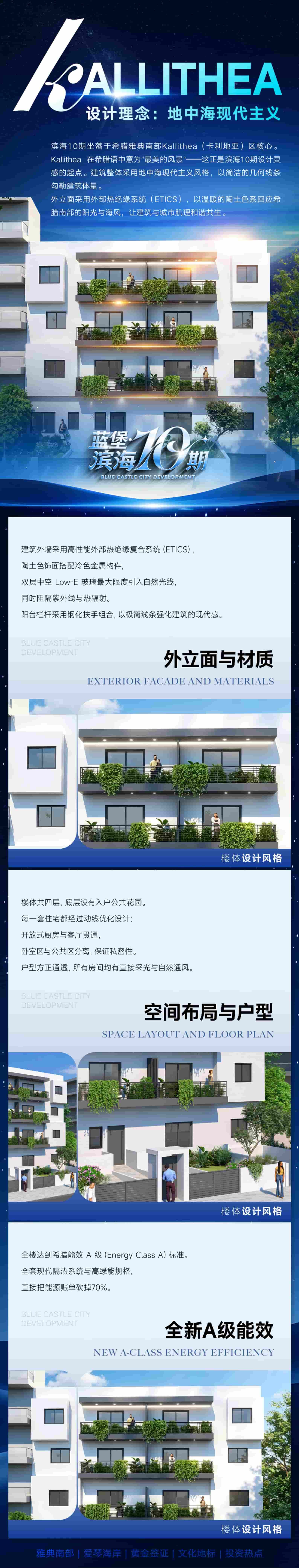 希腊雅典Kallithea蓝堡·滨海10期｜公寓｜近SNFCC文化中心 25万欧元