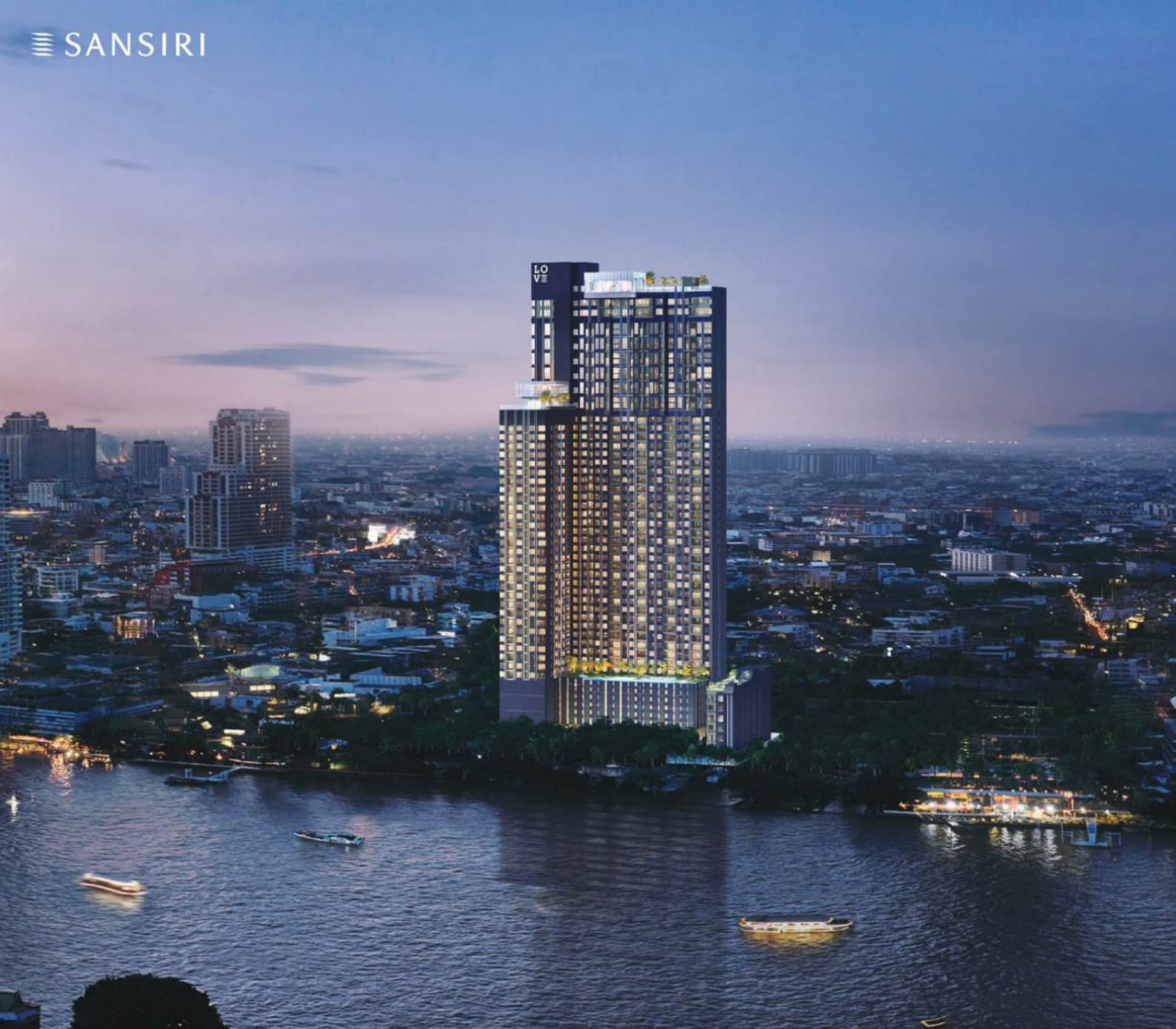 LOVE CHAROEN NAKHON, Bangkok, Thailand | Condominium | Starting from 3.39 million THB with Chao Phraya River View