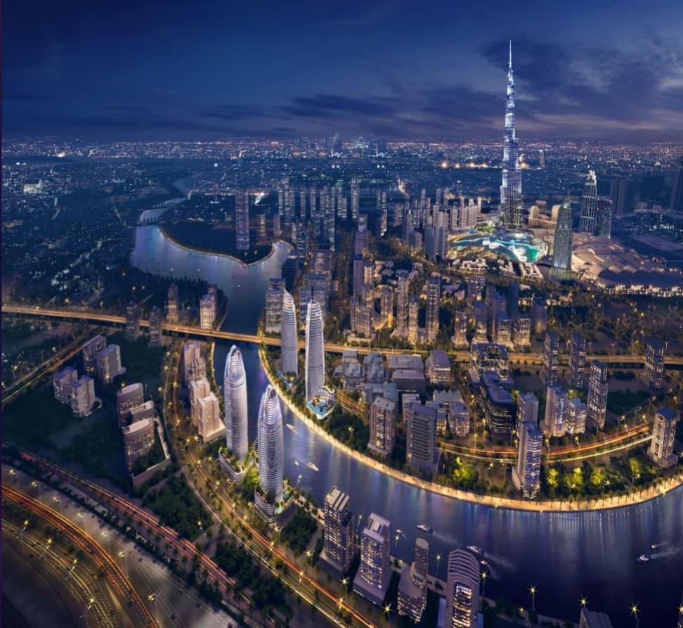 阿联酋迪拜 ALTITUDE de GRISOGONO 公寓｜运河头排 哈利法塔景观｜218万迪拉姆起