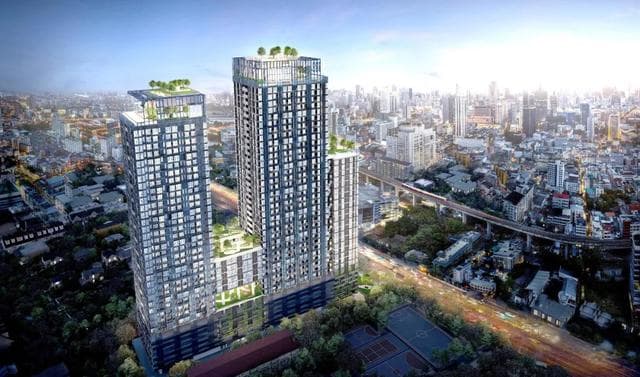 曼谷顶级商圈双轨交汇公寓|XT Phayathai