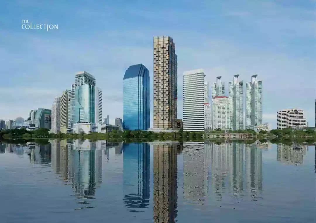 曼谷中央商务区双轨交汇稀缺湖景豪宅|The Collection