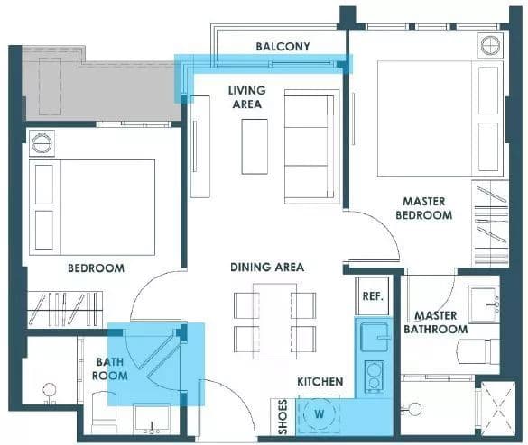 曼谷投资|曼谷稀缺低密度公寓The Base Sukhumvit 50