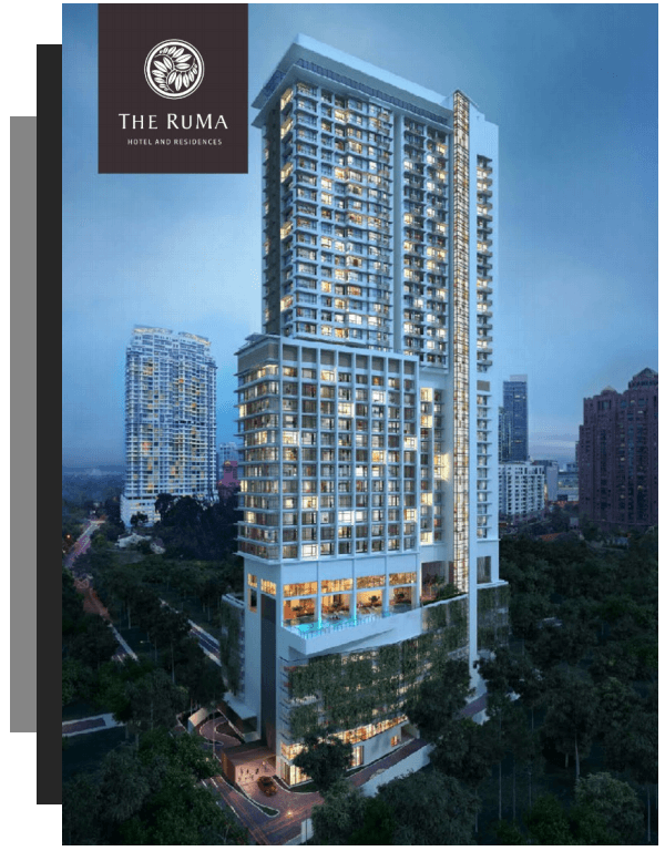 吉隆坡城市中心豪宅现房 | 距离双子塔仅100米!THE RUMA 鲁玛