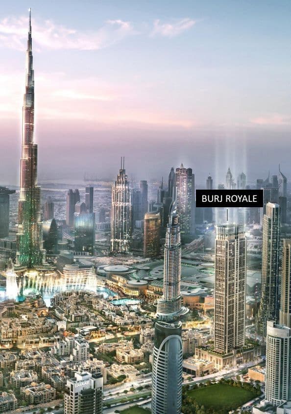 迪拜投资|迪拜市中心豪华景观公寓 迪拜皇家大厦BURJ ROYALE