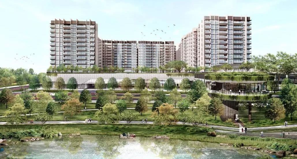 新加坡第D13邮区临铁综合项目 The Woodleigh Residences 桦丽室